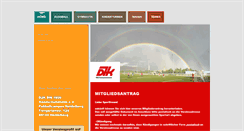 Desktop Screenshot of djk-handschuhsheim.de
